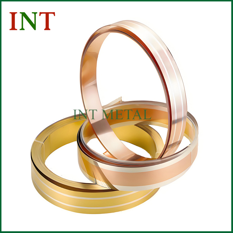 Silver Inlay Brass